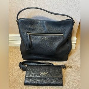 Kate Spade Boho/Crossbody Purse and Wallet Bundle